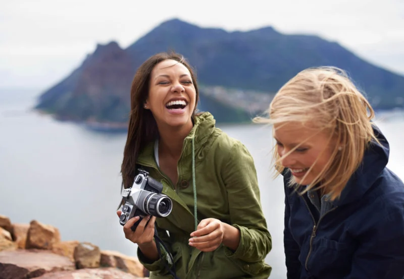 natural laughing smiles